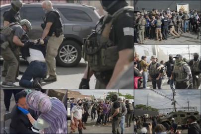 ICE'den göçmen hapishanesindeki insanlık dışı sert koşulları protesto edenlere sert müdahale