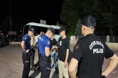 Gaziantep'te "Huzurlu Parklar" uygulaması: 10 bin 508 kişi sorgulandı