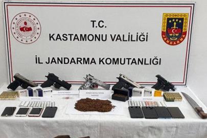 Kastamonu’da narkotik operasyonlarında 3 şüpheli tutuklandı