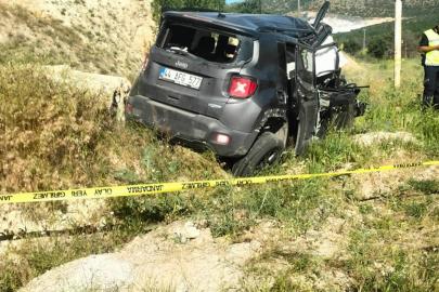 Malatya'da kontrolden çıkan araç takla attı: 1 ölü