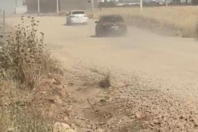 Mardin’de yarım kalan yol çalışması mahalleliyi mağdur ediyor