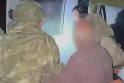 MSB dik ve sarp arazideki kurtarma anlarını paylaştı