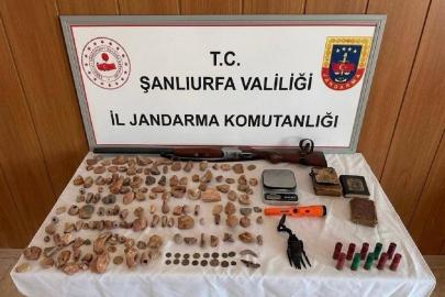 Şanlıurfa Halfeti'de tarihi eser operasyonu