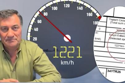 Trafikte görülmemiş hız cezası. Formula 1 ve yolcu uçağından bile süratli çıktı