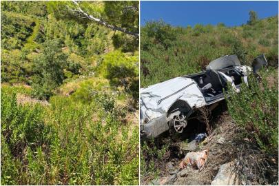 Antalya'da otomobilin uçuruma yuvarlandığı kazada 5 kişi hayatını kaybetti
