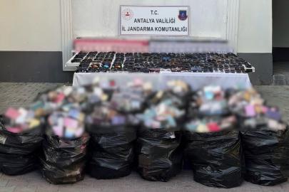 Jandarmadan gümrük kaçağı ürün operasyonu
