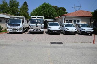 Kemer Belediyesi filosuna 5 yeni araç