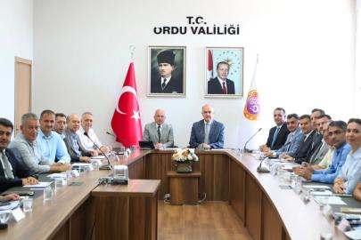 Ordu'da İl İstihdam ve Mesleki Eğitim Kurulu toplantısı yapıldı
