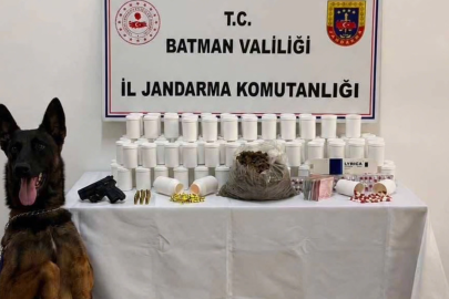 Batman'da binlerce uyuşturucu hap ele geçirildi