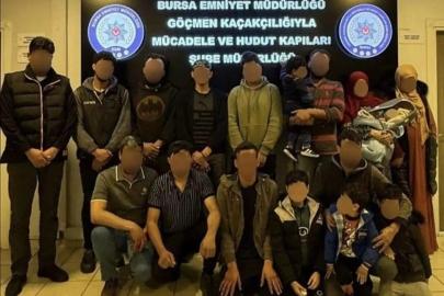 Bursa’da göçmen operasyonu: 11 gözaltı