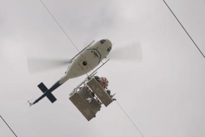 Giresun'da helikopter düştü: Ekipler bölgeye sevk edildi