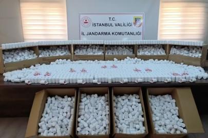 İstanbul'da 257 bin 850 uyuşturucu hap ele geçirildi