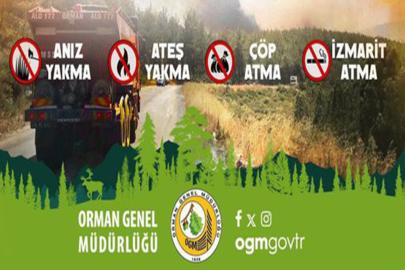 Sinop’ta 3 ilçeye yangın riski uyarısı